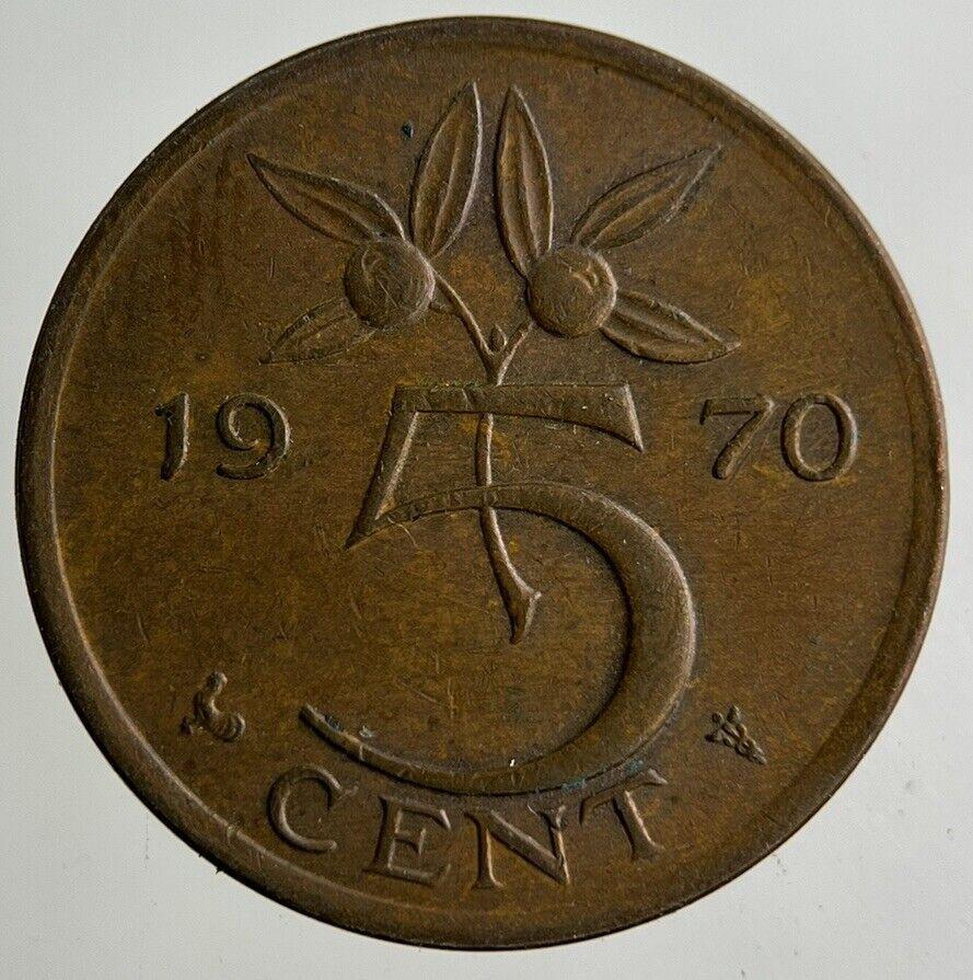 1970 Netherlands 5 Cents Coin | Fine Collectable Grade