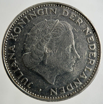 1970 Netherlands 2 1/2 Gulden Coin | Fine Collectable Grade