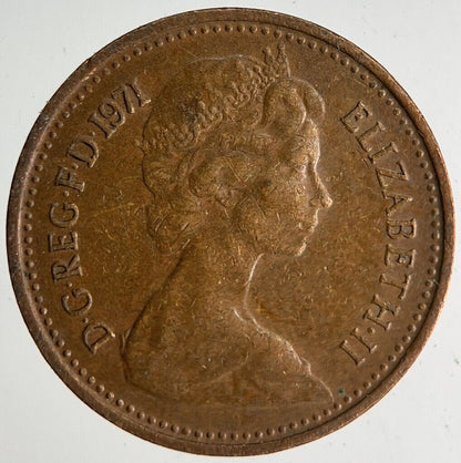 1971 Elizabeth II 2nd New Half-Penny Coin | Very High Grade