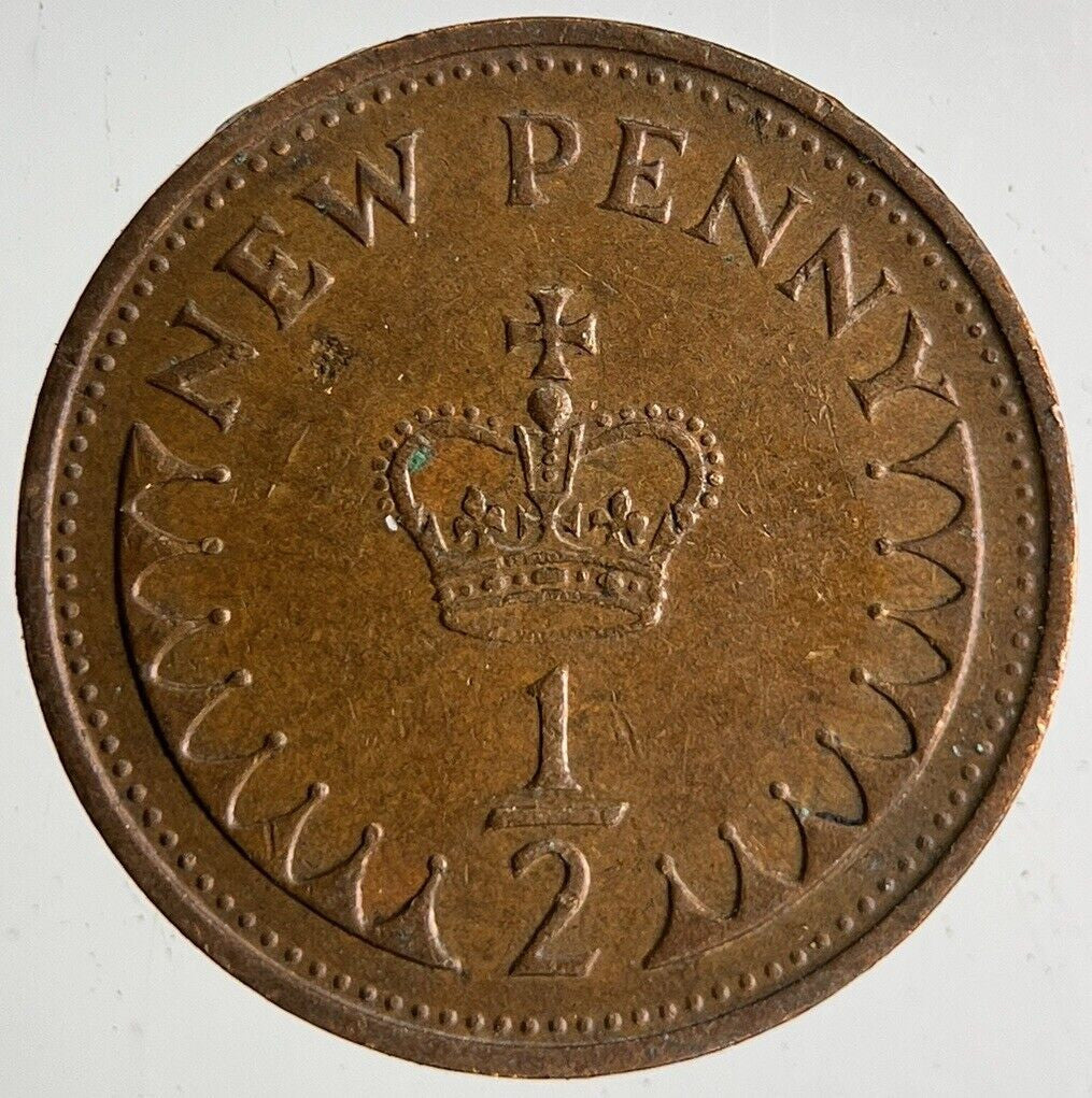 1971 Elizabeth II 2nd New Half-Penny Coin | Very High Grade