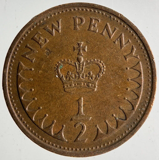 1971 Elizabeth II 2nd New Half-Penny Coin | Very High Grade