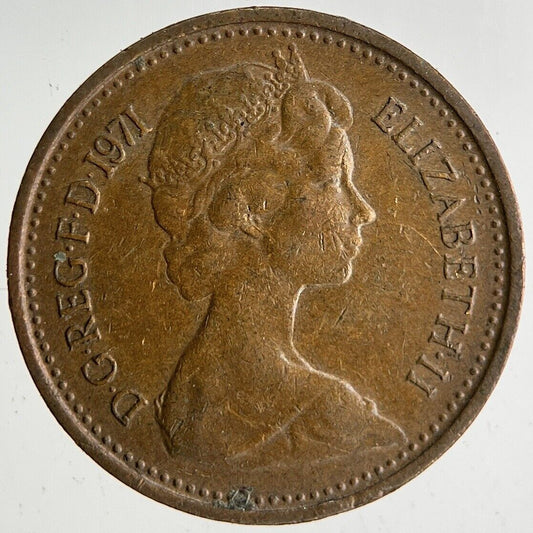 1971 Elizabeth II 2nd New Half-Penny Coin | Very High Grade