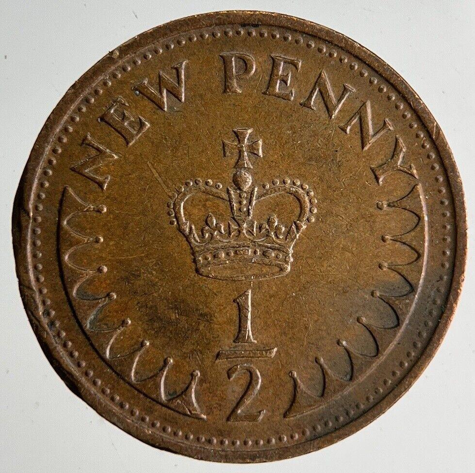 1971 Elizabeth II 2nd New Half-Penny Coin | Very High Grade