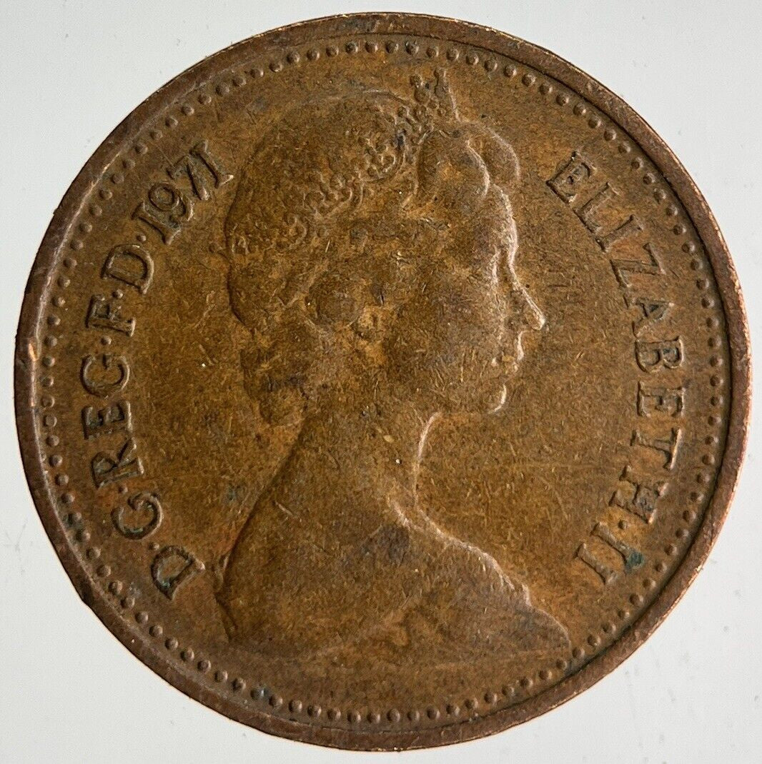 1971 Elizabeth II 2nd New Half-Penny Coin | Very High Grade