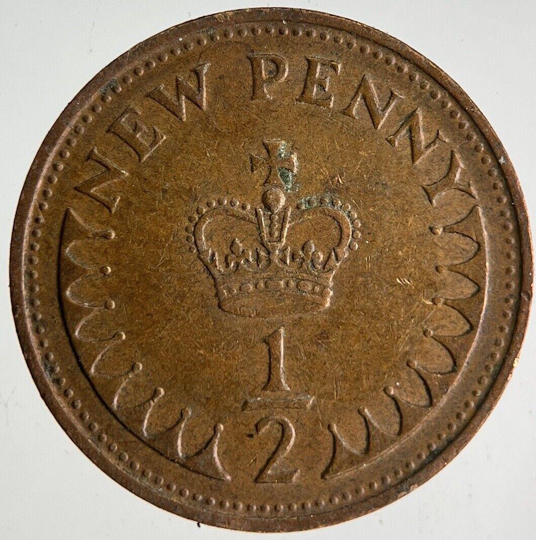 1971 Elizabeth II 2nd New Half-Penny Coin | Very High Grade