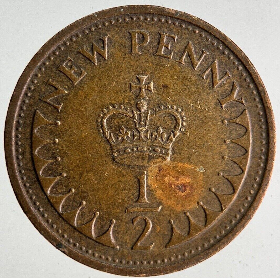 1971 Elizabeth II 2nd New Half-Penny Coin | Very High Grade