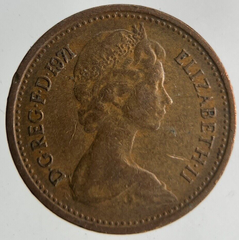 1971 Elizabeth II 2nd New Half-Penny Coin | Very High Grade