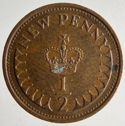 1971 Elizabeth II New 1/2 Half-Penny Coin | Very High Grade