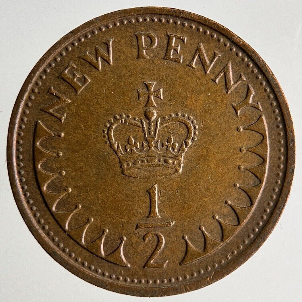 1971 Elizabeth II New 1/2 Half-Penny Coin | Very High Grade