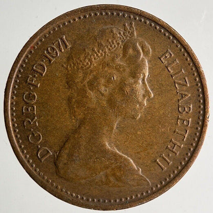 1971 Elizabeth II New 1/2 Half-Penny Coin | Very High Grade