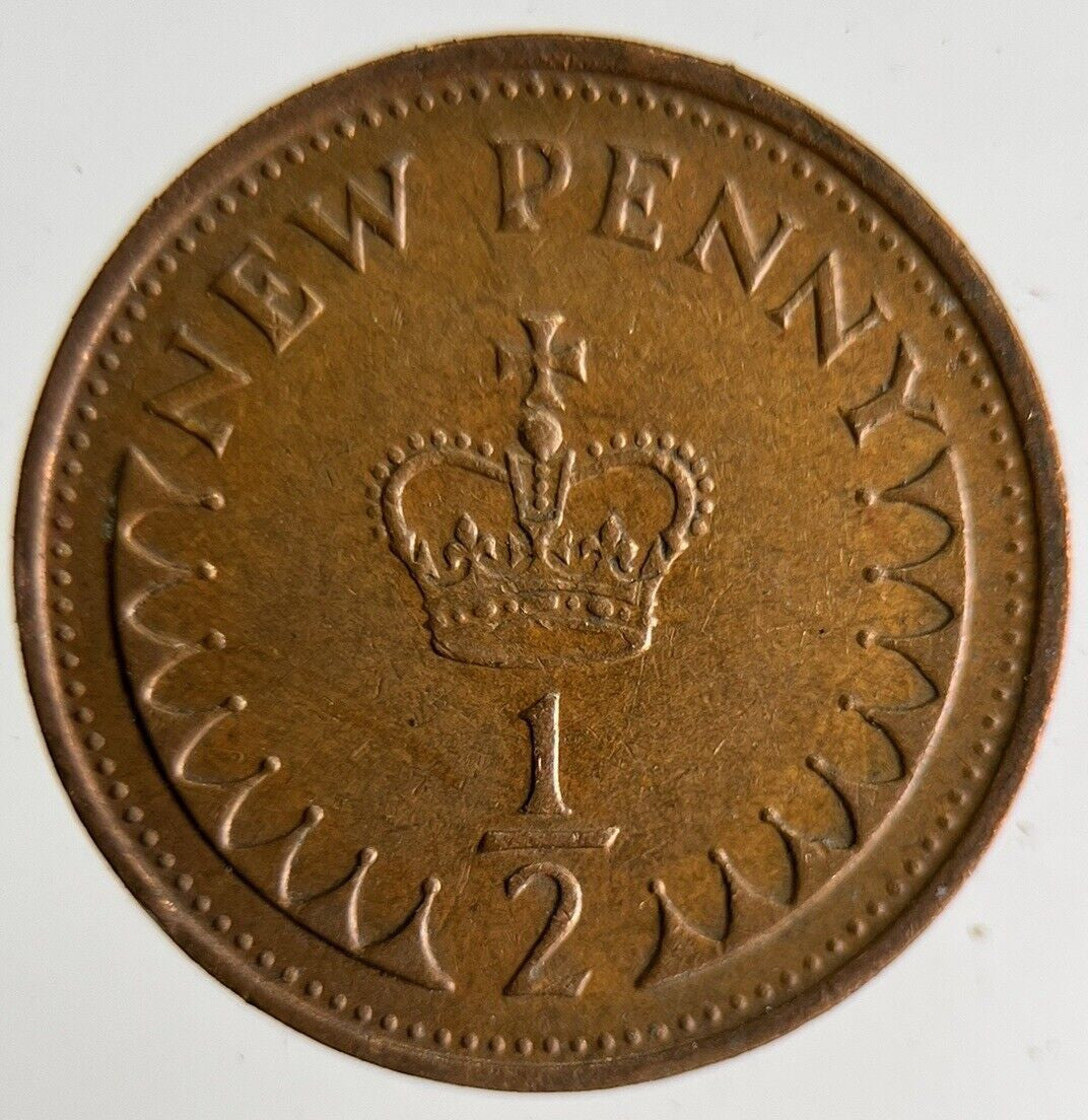1971 Elizabeth II 2nd New Half 1/2 Penny Coin | Very High Grade