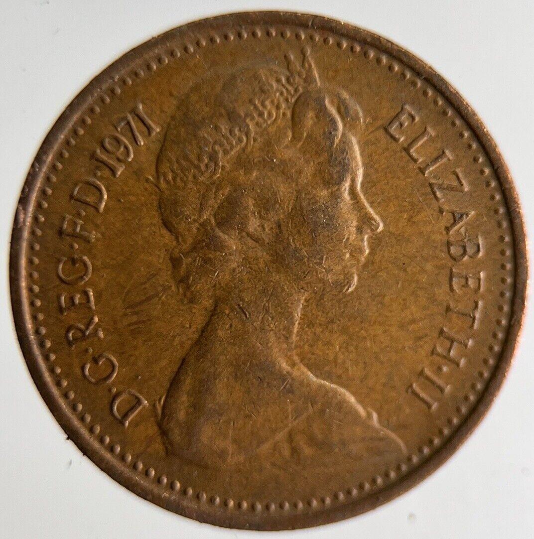 1971 Elizabeth II 2nd New Half 1/2 Penny Coin | Very High Grade