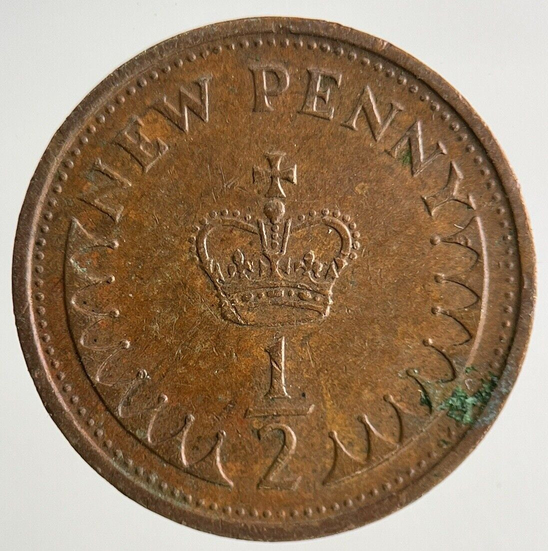 1971 Elizabeth II 2nd New 1/2 Half-Penny Coin | Fine Collectable Grade