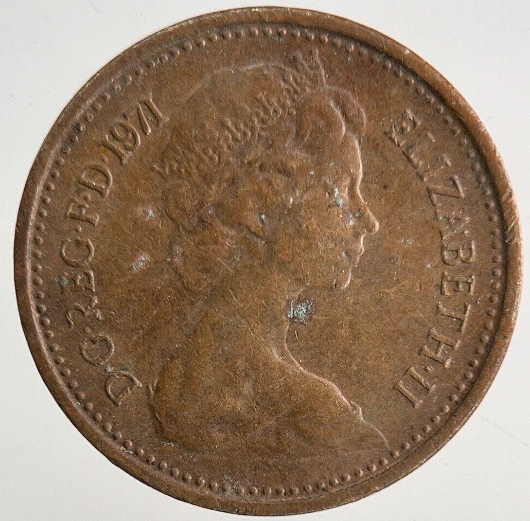 1971 Elizabeth II 2nd New 1/2 Half-Penny Coin | Fine Collectable Grade