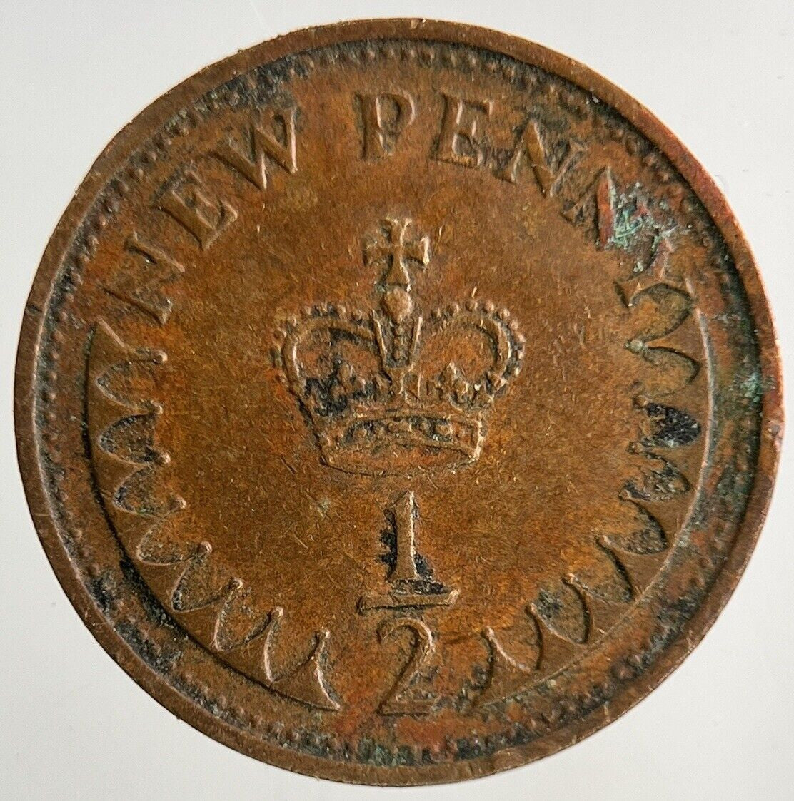 1971 Elizabeth II 2nd New 1/2 Half-Penny Coin | Fine Collectable Grade