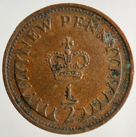 1971 Elizabeth II 2nd New 1/2 Half-Penny Coin | Fine Collectable Grade