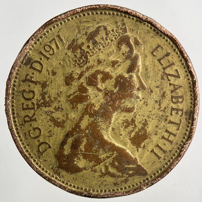 1971 Elizabeth II 2nd 2p Two-Pence Coin | Fine Collectable Grade