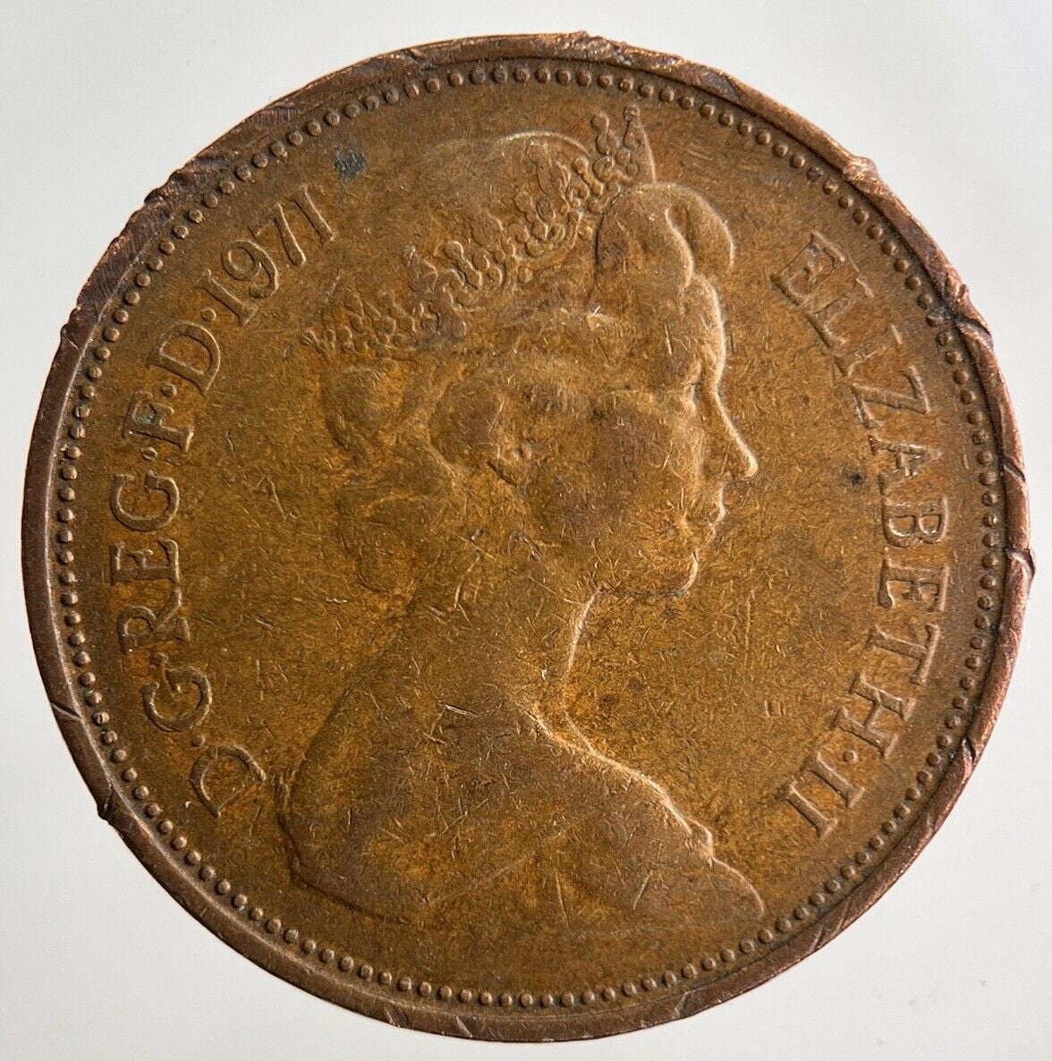 1971 Elizabeth II 2nd 2p Two-Pence Coin | Fine Collectable Grade