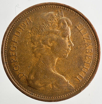 1971 Elizabeth II 2nd 2p Two-Pence Coin | Fine Collectable Grade