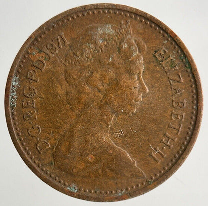 1971 Elizabeth II 2nd New 1/2 Half-Penny Coin | Fine Collectable Grade