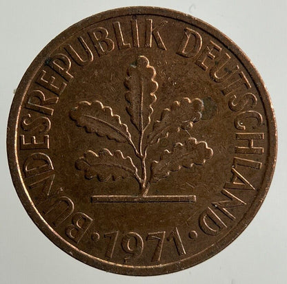 1971 Germany 1 Pfennig Coin | Fine Collectable Grade