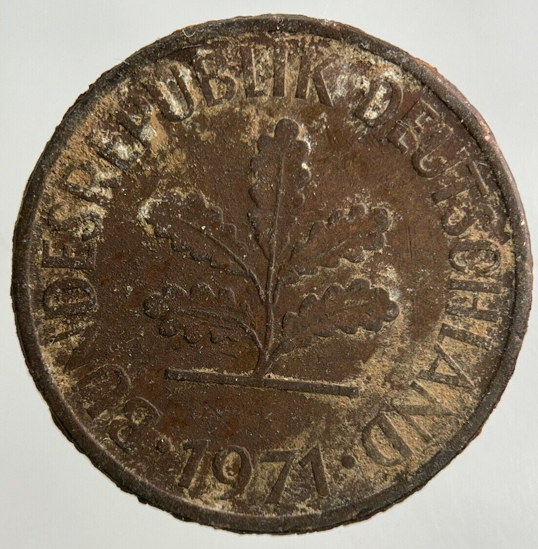 1971 Germany 10 Pfennig Coin | Fine Collectable Grade