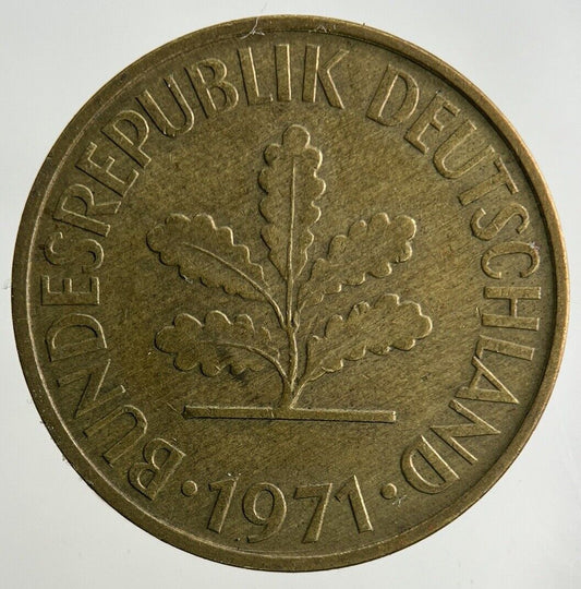1971 Germany 10 Pfennig Coin | Fine Collectable Grade