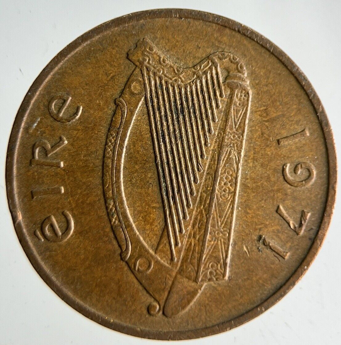 1971 Irish 1p One-Penny Coin | Fine Collectable Grade