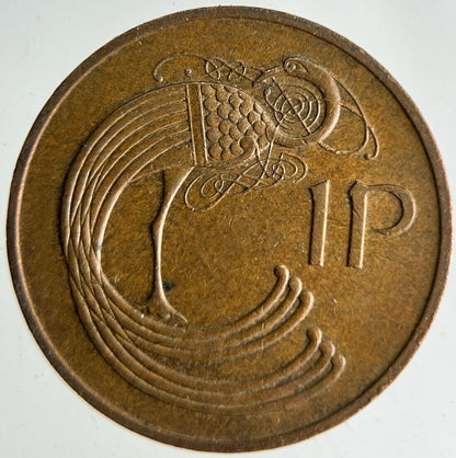 1971 Irish 1p One-Penny Coin | Fine Collectable Grade