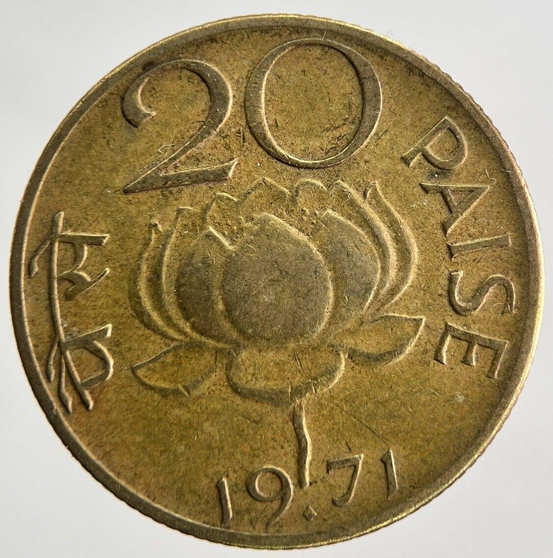 1971 India 20 Paise Coin | Fine Collectable Grade