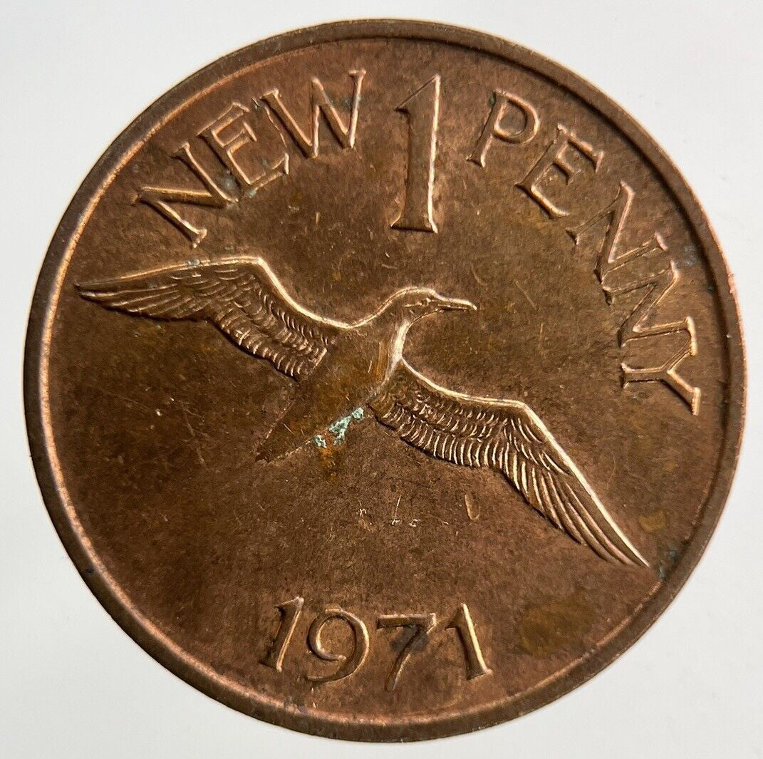 1971 Guernsey 1p One Penny Coin | Fine Collectable Grade