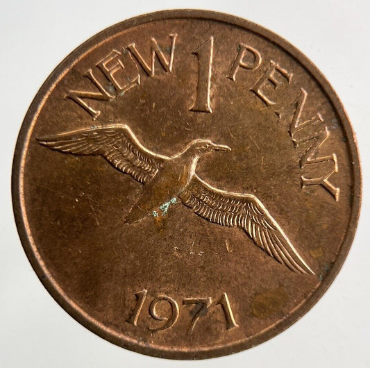 1971 Guernsey 1p One Penny Coin | Fine Collectable Grade