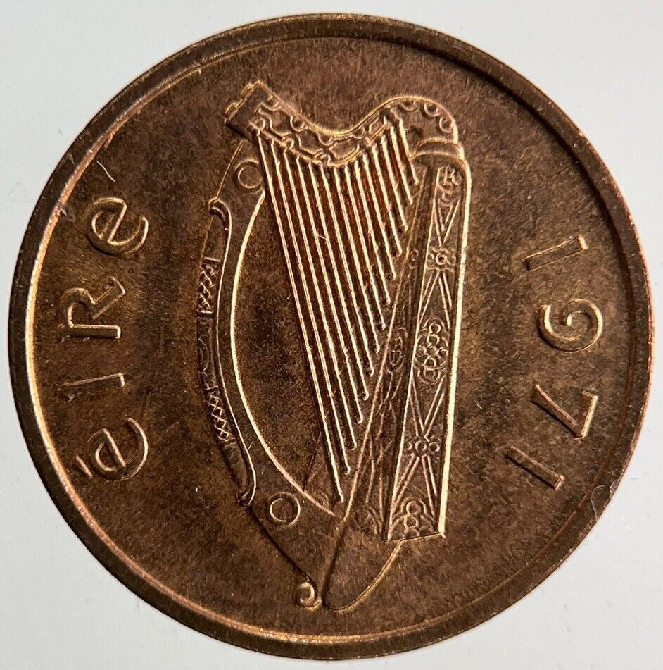 1971 Irish 1/2 Half-Pence Coin | Fine Collectable Grade