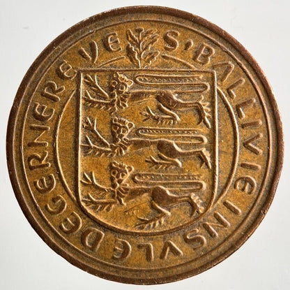 1971 Guernsey 2p Two-Pence Coin | Fine Collectable Grade