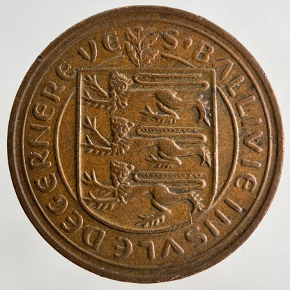 1971 Guernsey 2p Two-Pence Coin | Fine Collectable Grade