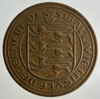 1971 Guernsey 2p Two-Pence Coin | Fine Collectable Grade