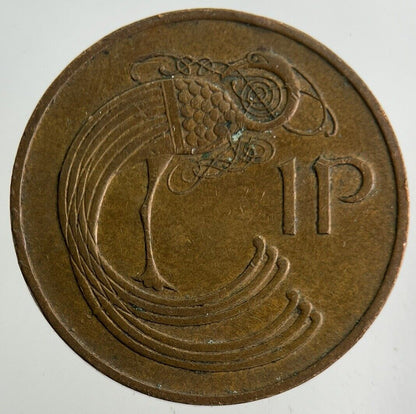 1971 Irish 1p One-Pence Coin | Fine Collectable Grade