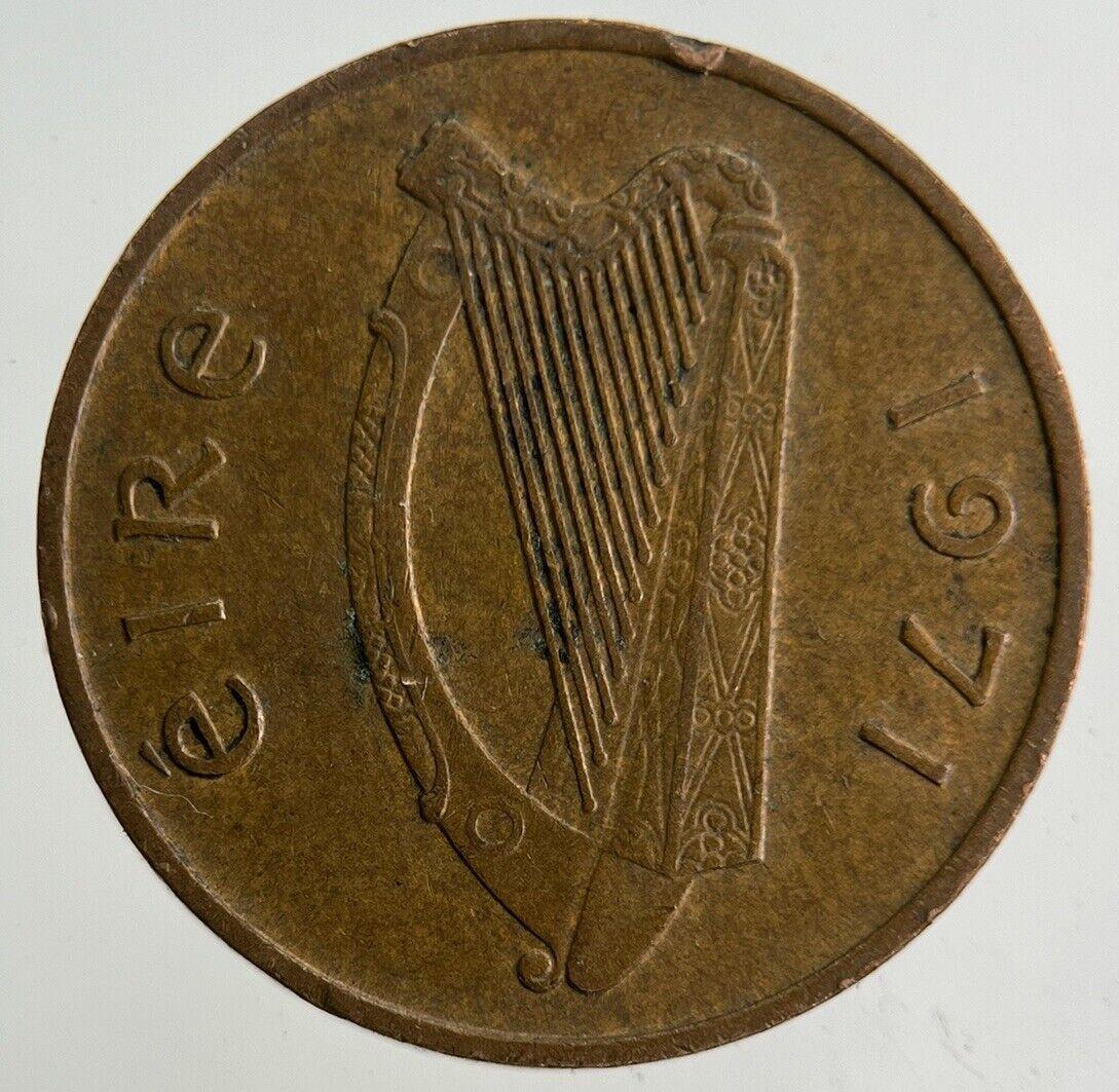 1971 Irish 1p One-Pence Coin | Fine Collectable Grade