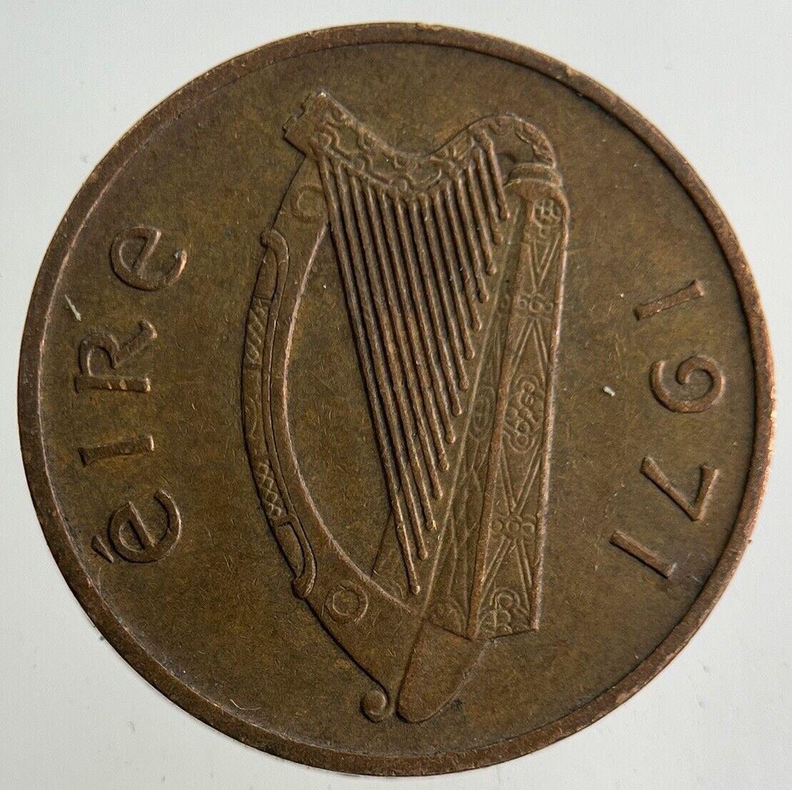 1971 Irish 1p One-Pence Coin | Fine Collectable Grade