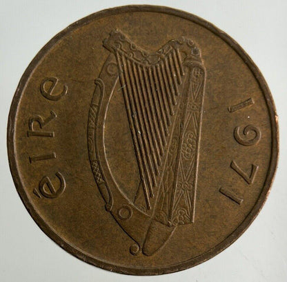 1971 Irish 1p One-Pence Coin | Fine Collectable Grade