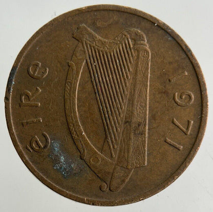 1971 Irish 1p One-Pence Coin | Fine Collectable Grade