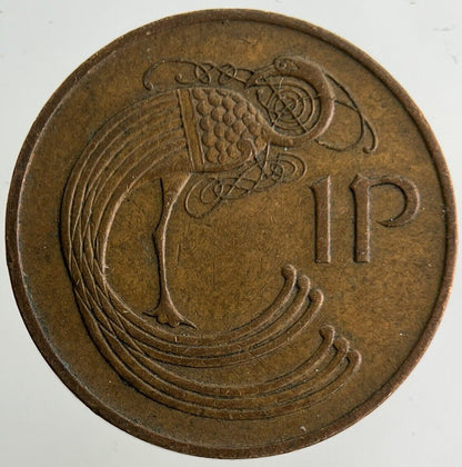 1971 Irish 1p One-Pence Coin | Fine Collectable Grade