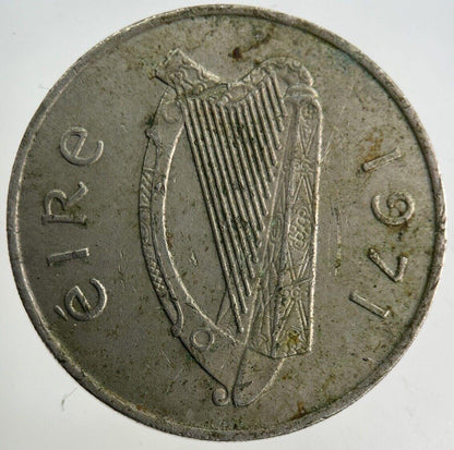 1971 Irish 10p Ten-Pence Coin | Fine Collectable Grade