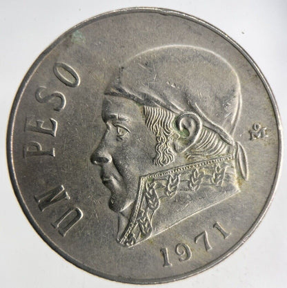 1971 Mexico 1 Peso Coin | Very High Grade