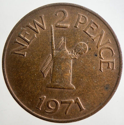 1971 Jersey 2 Two-Pence Coin | Very High Grade | a4890