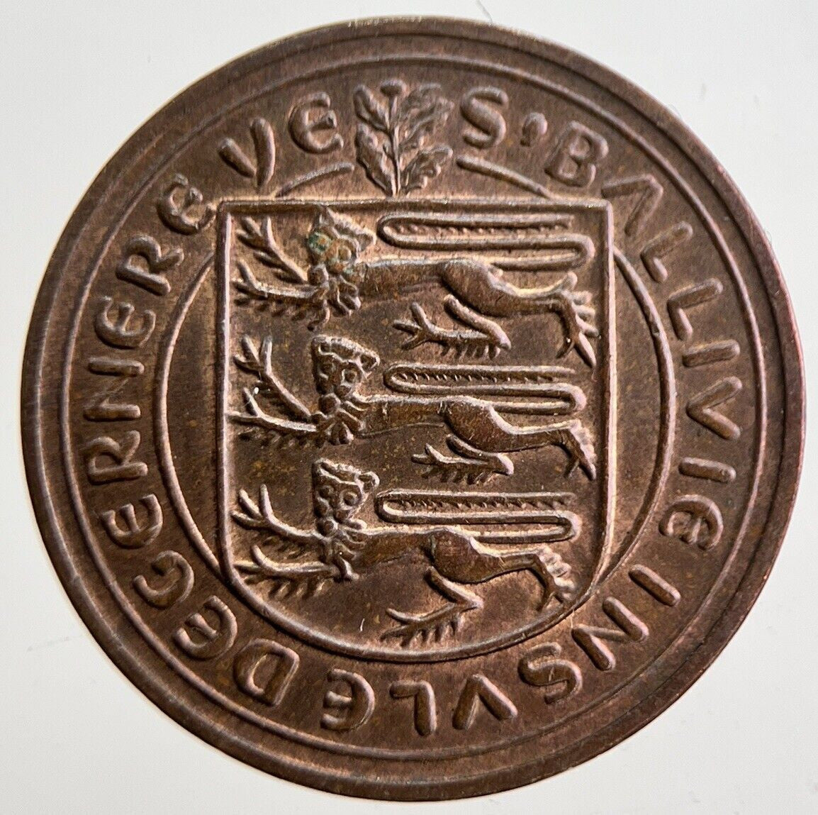 1971 Jersey 1 One Penny Coin | Very High Grade | a4895