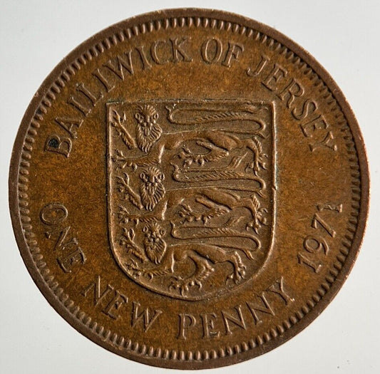 1971 Jersey One New Penny Coin | Very High Grade
