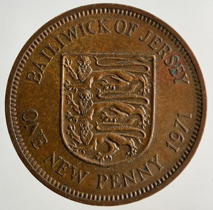 1971 Jersey One New Penny Coin | Very High Grade