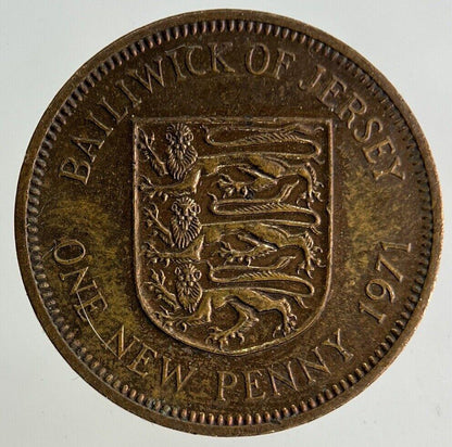 1971 Jersey 1p One Penny Coin | Fine Collectable Grade