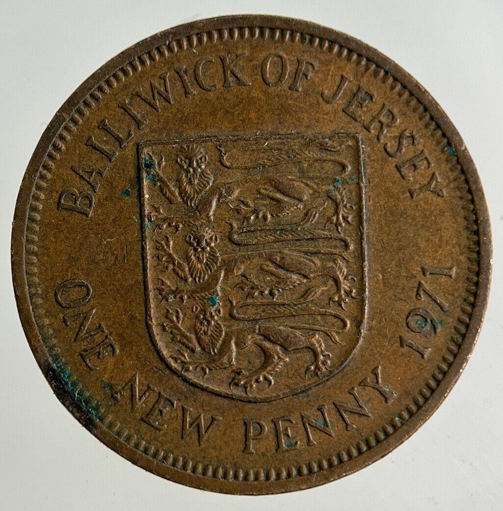 1971 Jersey 1p One Penny Coin | Fine Collectable Grade